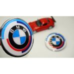 DK Tuning Bmw X3 X4 X5 X6 82MM 50.yıl Ön Kaput ve Bagaj Logo Amblem Seti - Kırmızı