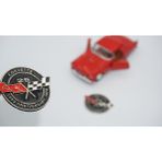 DK Tuning Chevrolet Corvette 25 Anniversary Çamurluk Yanı Rozet Logo Arma - Tek Ebat - Siyah