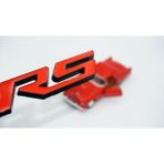 DK Tuning Chevrolet Rs Camaro Bagaj Logo Krom Metal Amblem Arma - Tek Ebat - Kırmızı