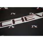 DK Tuning Chevrolet Silverado Bagaj Modifiye Büyük 3m 3D Yazı Logo Arma - Tek Ebat - Siyah - Kırmızı