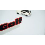 Dk Tuning Golf Mk2 Mk3 Bagaj Siyah Kırmızı Yazı Logo Volkswagen İle Uyumlu