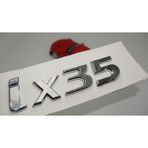 DK Tuning Hyundai İX35 Bagaj Orjinal 3m 3D Krom Abs Logo Amblem - 0 - Gümüş