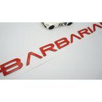 Dk Tuning L200 Barbarian Kırmızı Bagaj Yazı Logo Mitsubishi İle U