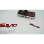 Dk Tuning Lancer Evolution Kırmızı Çamurluk Yazı Logo Seti Mitsubishi İle Uyumlu Arma Seti