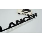 Dk Tuning Lancer Siyah Bagaj Yazı Logo Mitsubishi İle Uyumlu