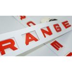Dk Tuning Land Rover Range Rover Kaput Ve Bagaj Kirmizi Yazi Logo