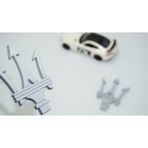 Dk Tuning Maserati Yan Kanatlar Gri 3M 3D Rozet Amblem Seti