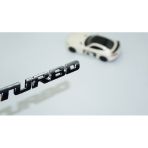 Dk Tuning Turbo Bagaj Krom Metal 3M 3D Bagaj Yazi Logo K