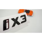 Dk Tuning Yeni İx3 Bagaj Siyah Kırmızı Abs Yazı Logo Bmw İle Uyum