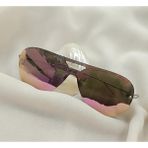 DK4180 Col.1 Unisex Güneş Gözlüğü Kutusunda - Gri