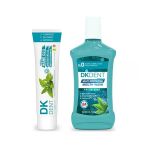 DKDENT Nane Özlü Ağız Bakım Suyu 500 ML + Nane Özlü Diş Macunu 75 ML