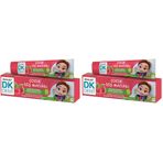 DKDENT Vegan Pırıl Ahududu Aromalı Florürsüz Çocuk Diş Macunu 50 ml 2li paket