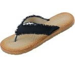 DKGKOO Flip Flop Rahat Yaz Siyah Kadın Sandalet