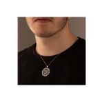 Dkmn 925 Ayar Viking Rune Sembol Erkek Gümüş Kolye