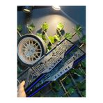 DKN GARAGE ALPİNE KARBON DETAYLI LÜX ULTRA PARLAK 2'Lİ TAKMATİK PLEKSİ PLAKALIK