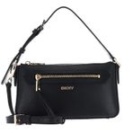 DKNY Bayan Bryant Ave Tz Demi Cbody Crossbody Çanta, Siyah/altın, One Size, Crossbody Çanta