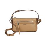 DKNY Bryant Ave Tz Demi Crossbody kadın el çantası, Cappucino