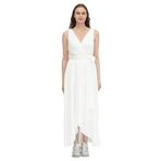 Dkny Double V Faux Kadın Elbise,Beyaz 6
