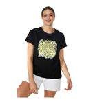 Dkny Jeans Bisiklet Yaka Baskılı T-Shirt, XS, 5003034252, Siyah, Kadın