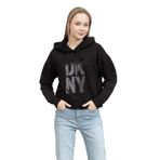 DKNY Kadın Kapüşonlu Sweatshirt, Siyah, S Beden