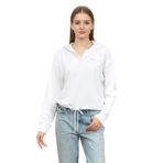 Dkny Kadın Kapüşonlu Sweatshirt,Beyaz S