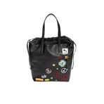 Dkny Kadın Omuz Çantası,Black/Sılver Standart,732465704895