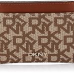 DKNY Kadın R92zjc09 İki Katlı Cüzdan,Chino/Caramel,Einheitsgröße