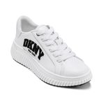 DKNY Kadın Sneaker, Siyah/Beyaz, 6.5 Beden