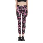 DKNY Kadın Tayt, Desenli, Pembe-Siyah, XS