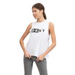 DKNY Kolsuz T-Shirt , XS, 975751, Beyaz, Kadın