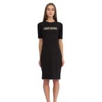 Dkny Ombre Logo Kadın Elbise,Siyah M
