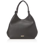 DKNY Paula Büyük Tote Çanta, Siyah/Altın, Siyah/Altın, One Size