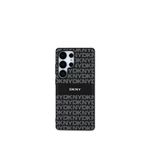 Dkny Repeat Texture Pattern Galaxy S25 Ultra Telefon Kılıf - Siyah