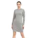 Dkny Sheath Kadın Elbise,Gri L