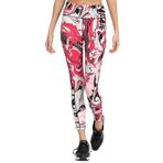 DKNY Soyut Desenli Tayt, XS, 975708, Pembe, kadın