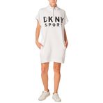 DKNY Spor Kadın Sneaker Elbise, Siyah Lake Logolu Beyaz, M