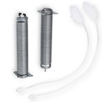 DL-Pro Bosch Siemens 00754869 754869 SuperSilence Logixx iQ300 bulaşık makinesi için 2'li onarım seti kapı menteşesi yayları | renk kodu siyah