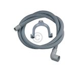 DL-pro Drenaj hortumu 30/20 mm Ø 1,8 m Indesit Ariston C00054869 hortum su hortumu, bulaşık makinesi için gider hortumu
