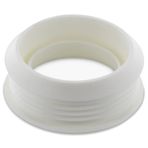 DL-pro Yıkama borusu bağlantısı WC bağlantısı 44 x 55 mm tuvalet bağlantısı için plastik bağlantı 55 mm Ø WC rezervuar rezervuar