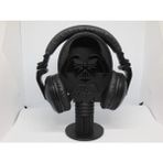 Dlc 3d Design Dekoratif Star Wars Darth Vader Masaüstü Kulaklık Standı Kulaklık Askısı - Siyah