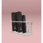Dlc 3d Design Kumanda Organizer Standı Uzaktan Kumanda Düzenleyici 2 Tv Kumandalık Modern Beyaz