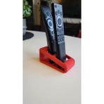 Dlc 3d Design Kumanda Organizer Standı Uzaktan Kumanda Düzenleyici 2 Tv Kumandalık Modern Kırmızı