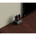 Dlc 3d Design Kumanda Organizer Standı Uzaktan Kumanda Düzenleyici Tv Kumandalık Modern Gri