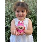 Dlc 3d Design Labubu Figür, Labubu Figürü, Sevimli Hayelet Labubu 10 cm 1 Adet - Pembe