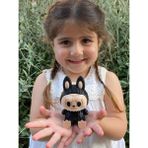 Dlc 3d Design Labubu Figür, Labubu Figürü, Sevimli Hayelet Labubu 10 cm 1 Adet - Siyah