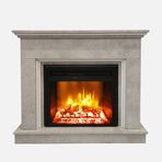 Dlc EF23 1800W Retro Beton Desen Dekoratif Şömine