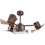Dlc Garbion 112 cm Açık Kahverengi Uzaktan Kumandalı Led Tavan Vantilatörü