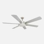 Dlc Grecale 148 cm Mat Krom Led Tavan Vantilatörü