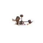 DLC GROUP DLC GARBİON LED TAVAN VANTİLATÖRÜ KAHVERENGİ UZAKTAN KUMANDALI 112 CM