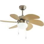 Dlc Mistral Gümüş 76 cm Gri Tavan Vantilatör